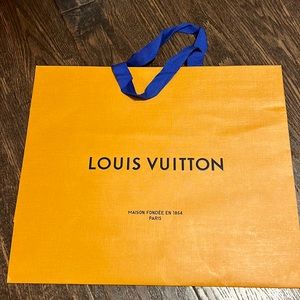 Authentic Louis Vuitton shopping bag